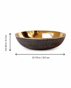 Bronze Salad Serving Bowl, 800 ML