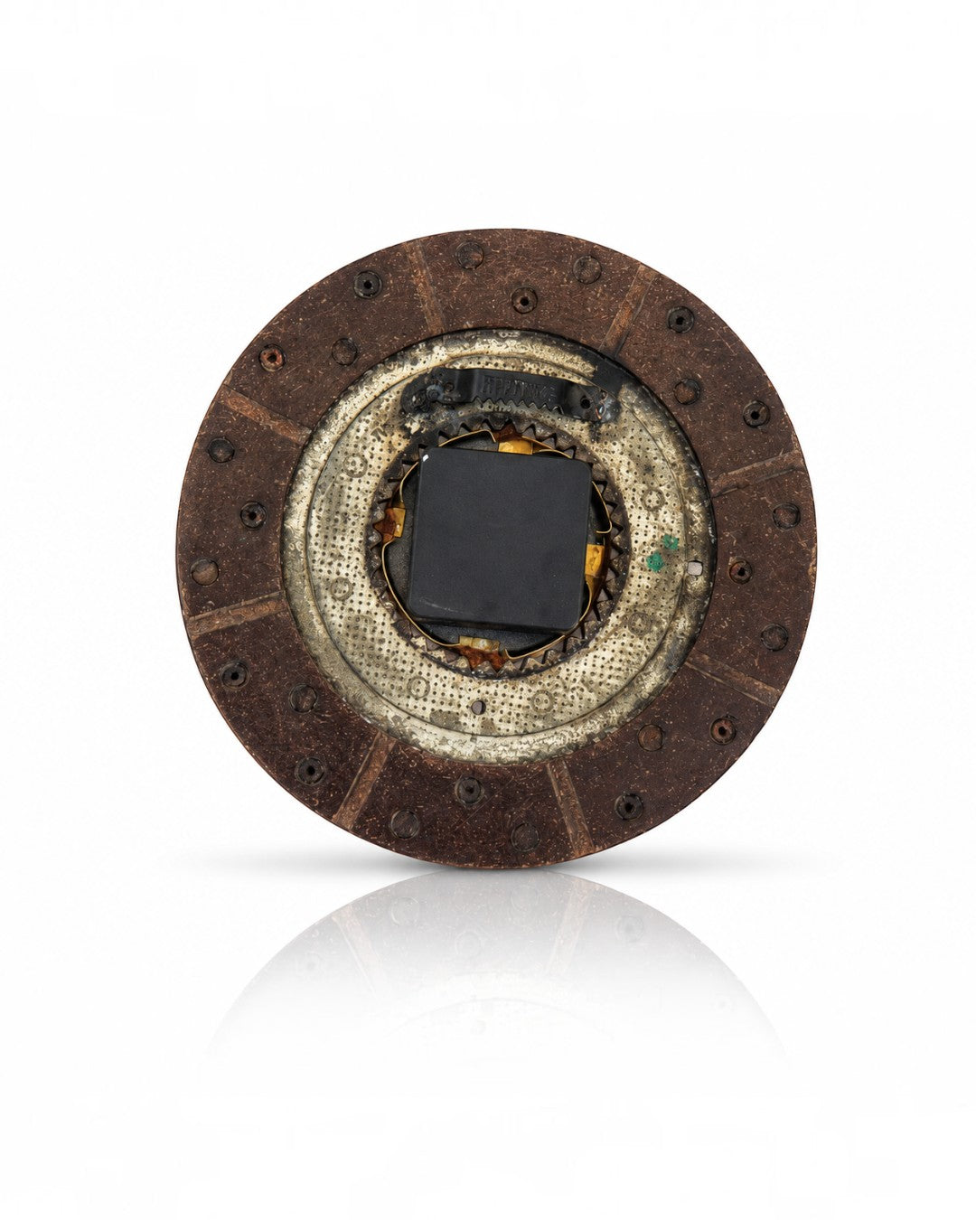 Recycled Iron Clutch Plate Clock