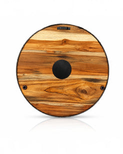 Natural Teak Wood Clock