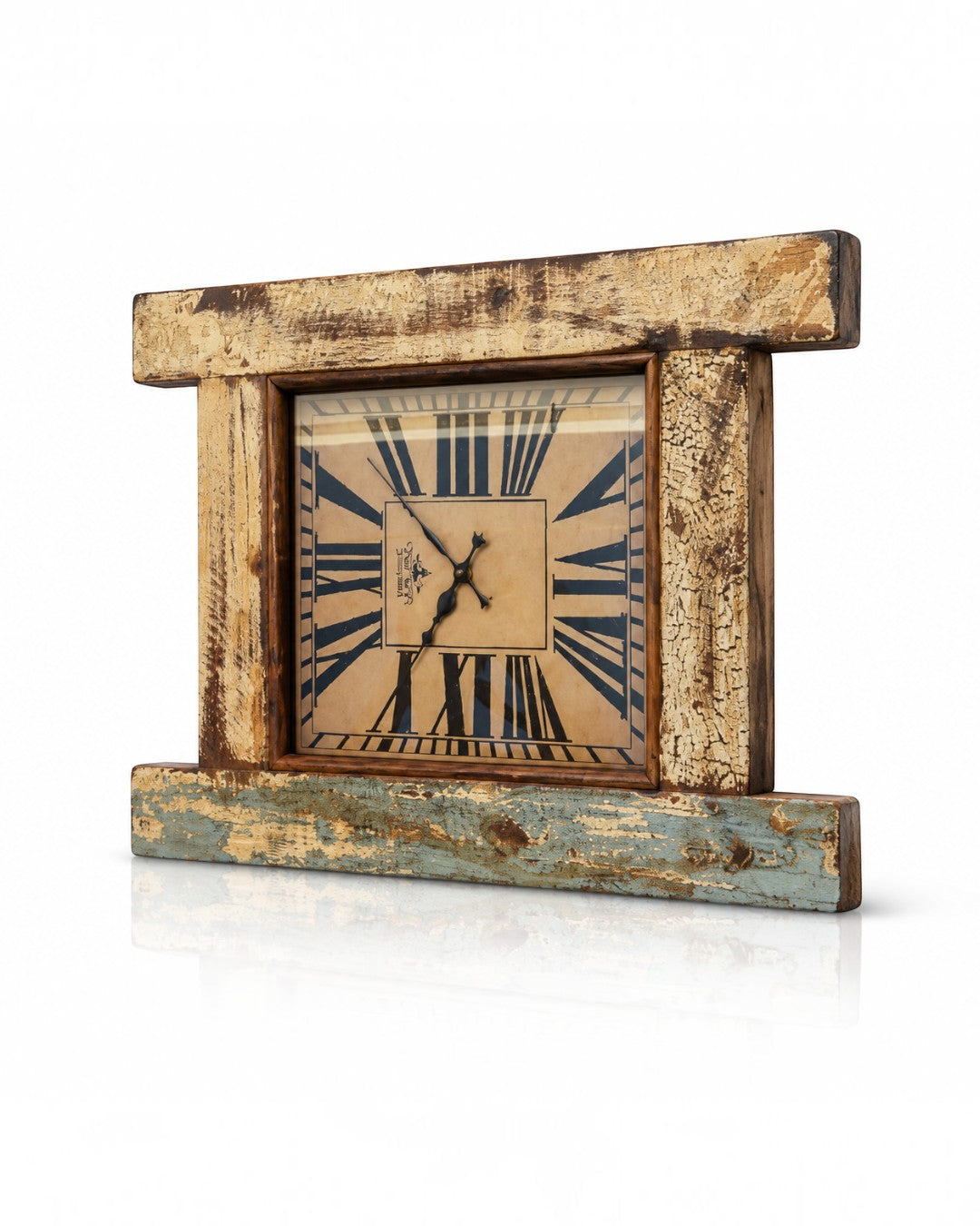 Reclaimed Wood Rectangular Clock