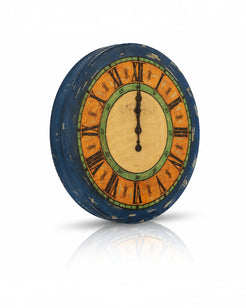 Recycled Iron Dhaal Clock
