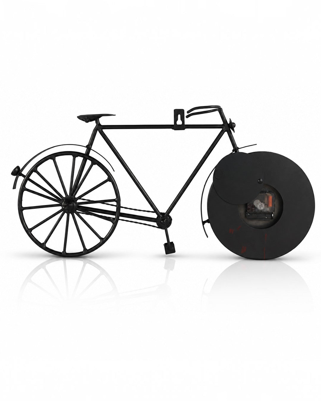 Recycled Iron Bicycle Clock