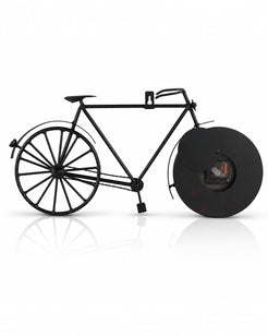 Recycled Iron Bicycle Clock