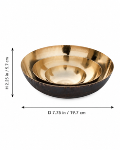 Bronze Nested Bowls Set Of 3 (100ml, 350ml, 800ml)