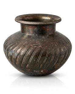 Antique Copper Lota(15X13 CM)