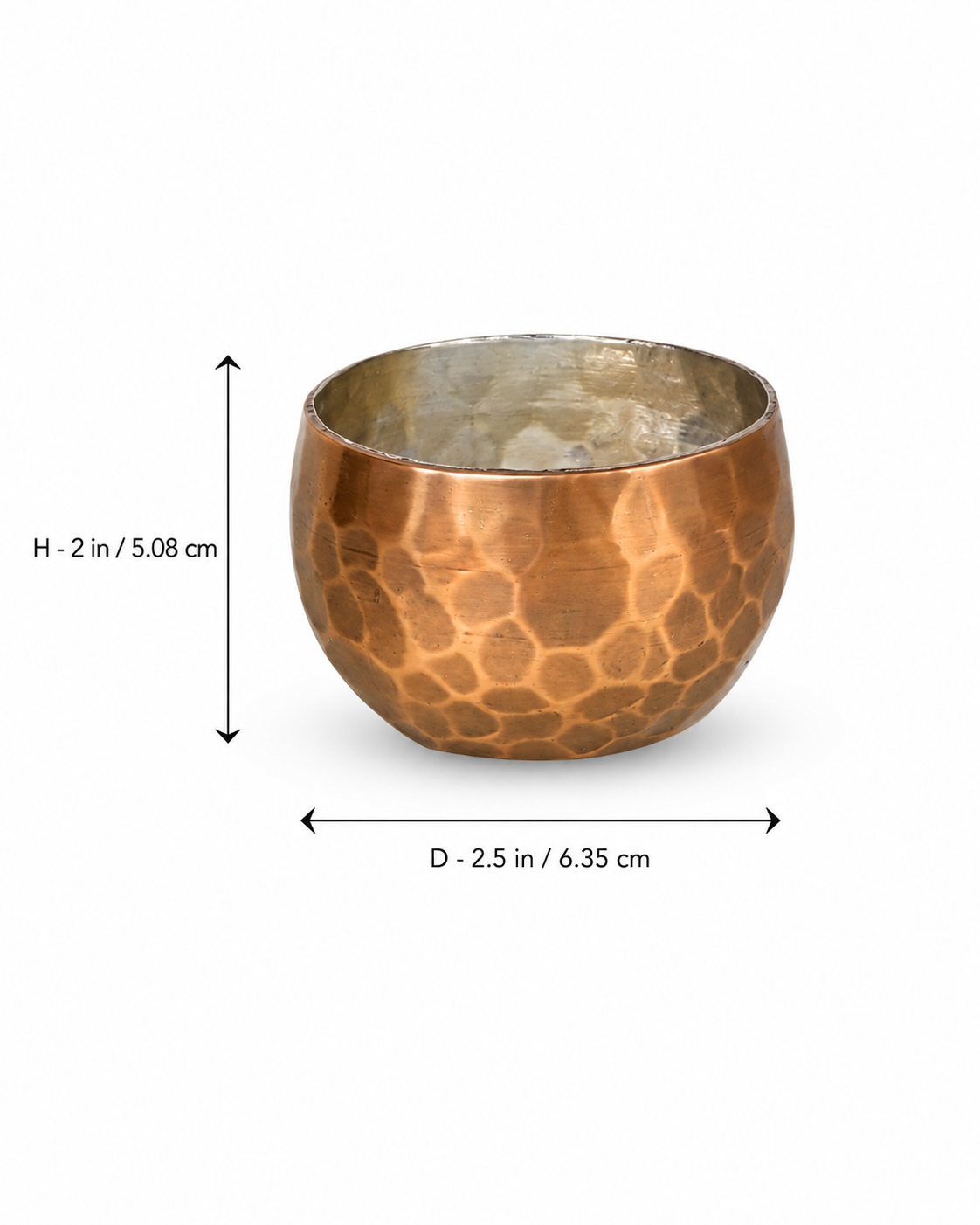 Diamond Copper Bowl Small 140 ML