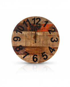Teak Wood Numeric Clock
