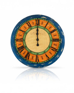 Recycled Iron Dhaal Clock