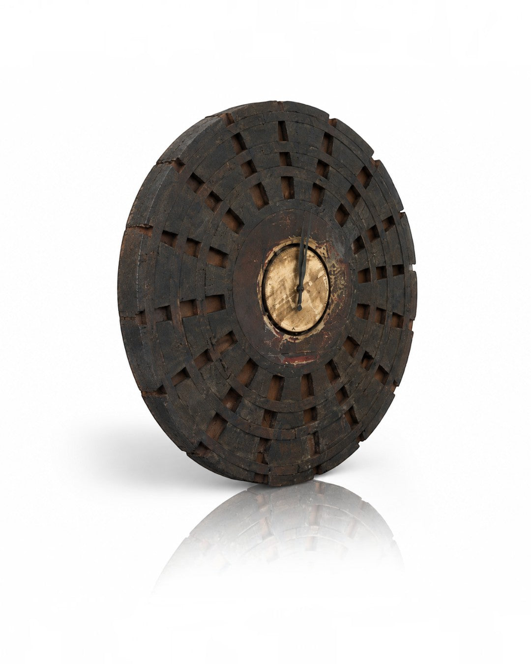 Vintage Recycled Wood Clock