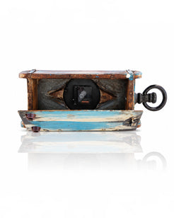 Recycled Block Maker Clock