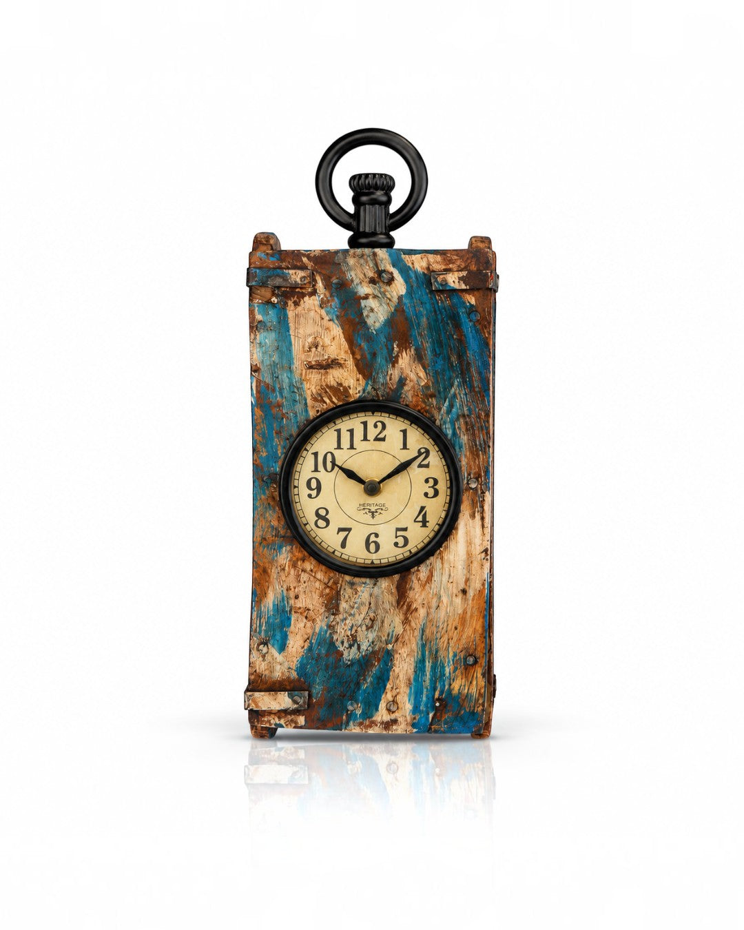 Recycled Block Maker Clock