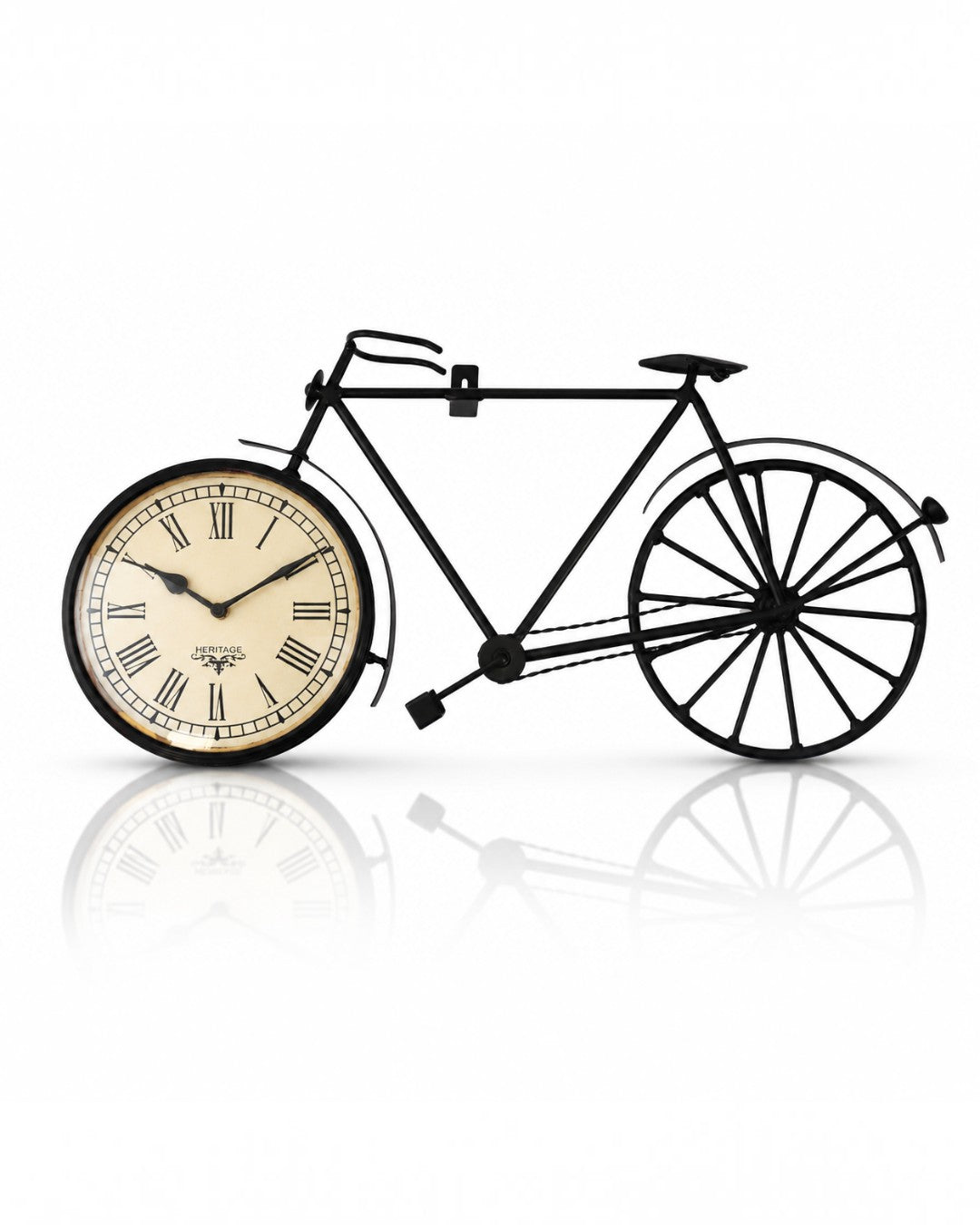 Recycled Iron Bicycle Clock