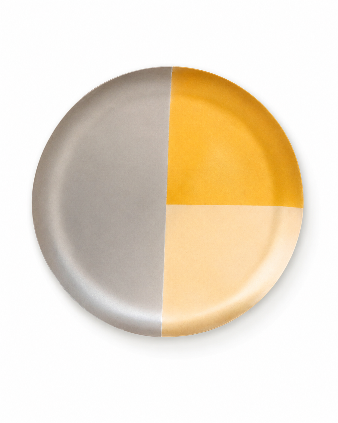 Brass Tricolor Decorative Plate