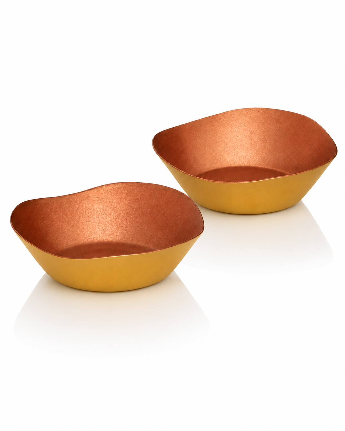 Handmade Copper Tea-Light set of 2