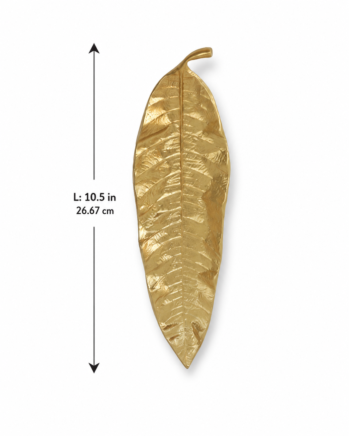 Handcrafted Leaf Centerpiece (Gold Finish)