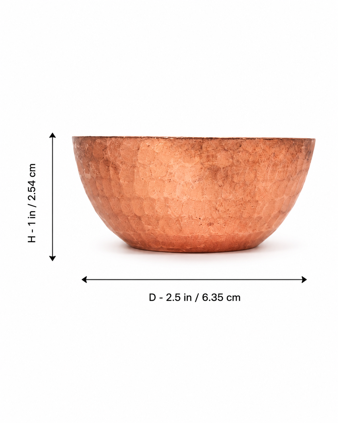 Copper Tea Light Set Of 3