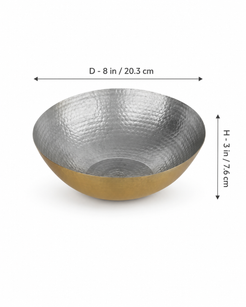 Hand Hammered Brass Serving Bowl 1100 ML