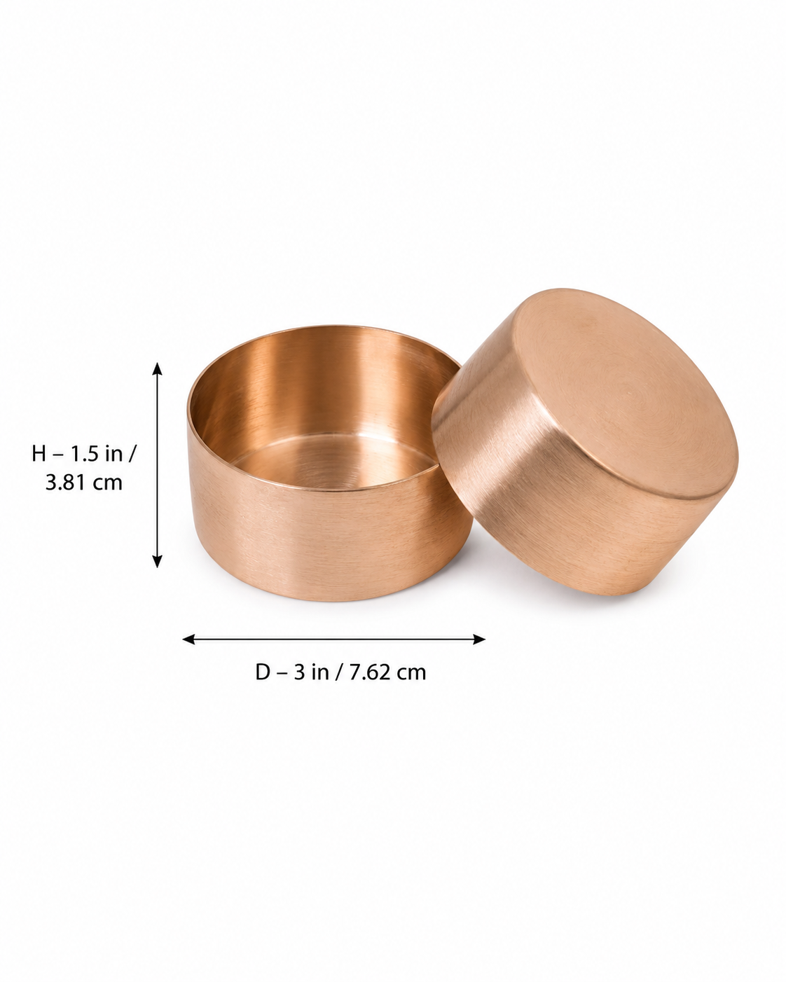 Bronze Bowl Katori Set of 2, 150 ml