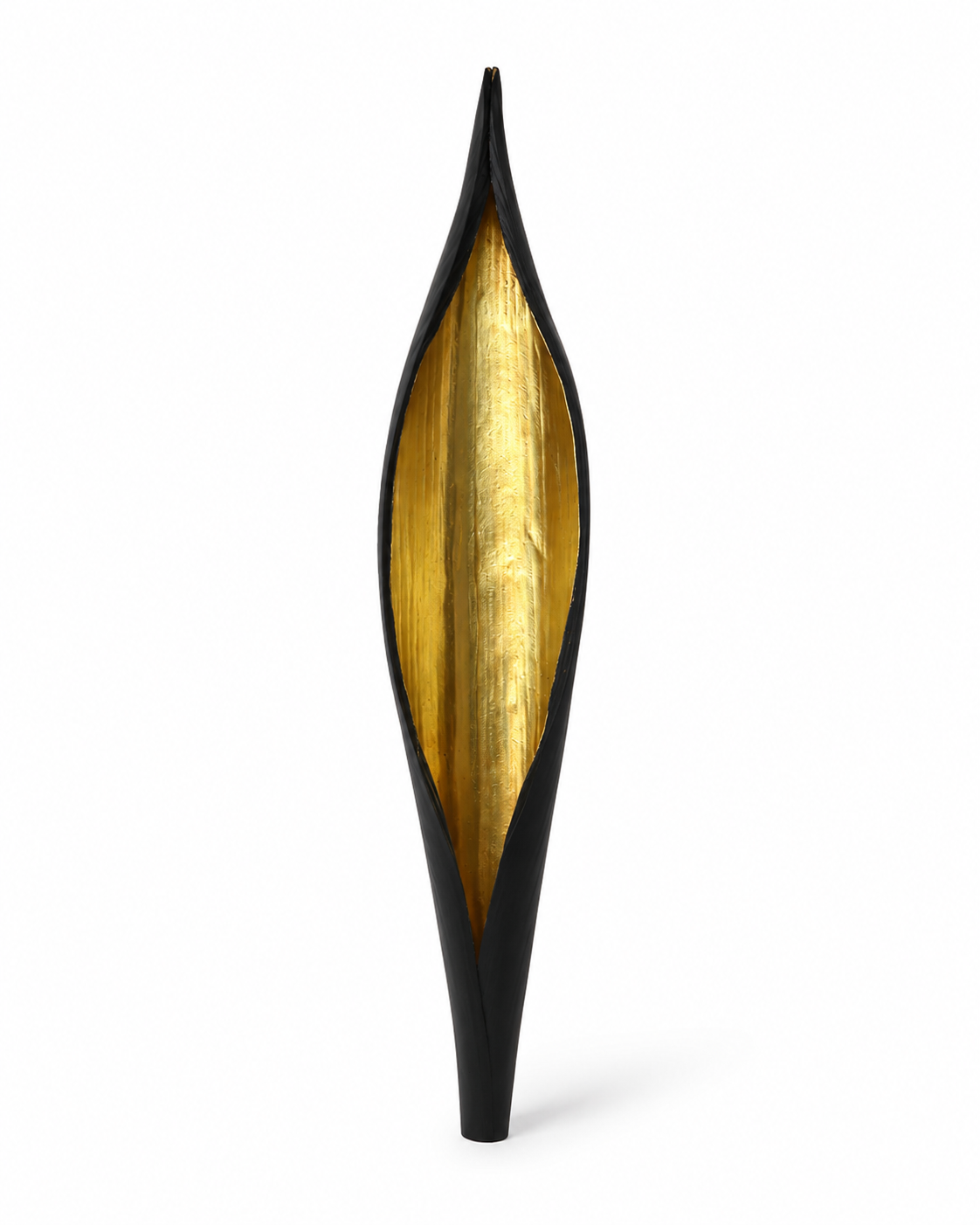 Handcrafted Brass Small Banana Leaf Centerpiece