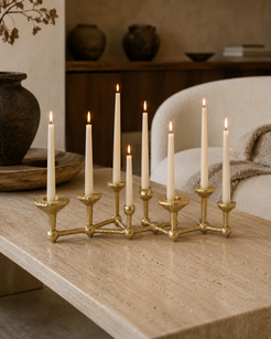 Handcrafted Candleabra(Gold)
