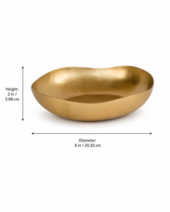 Hand Hammered Brass Centerpiece Bowl(Small)