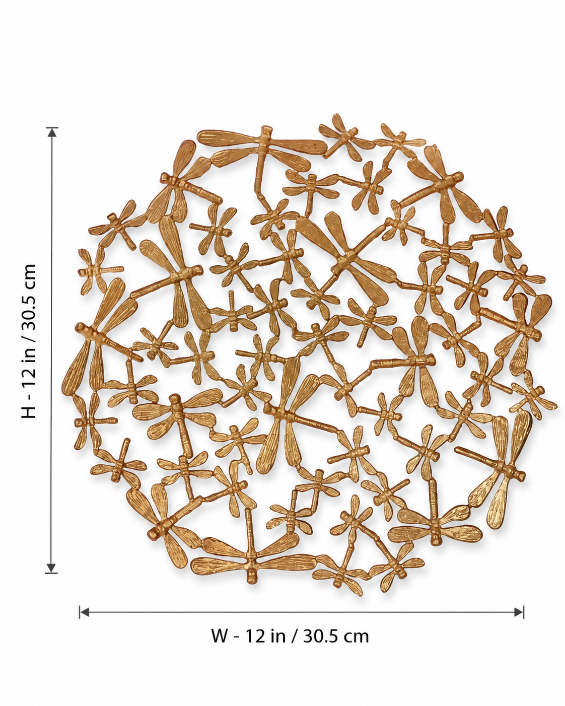 Brass Butterfly Centerpiece (Medium)