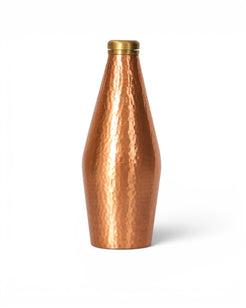 Copper Bottle With Brass Knob