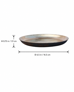 Bronze Compact Platters Set of 2