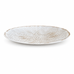 White Gold Finish Iron Tray