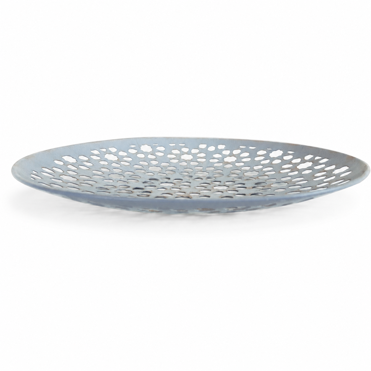 Grey Gold Finish Iron Tray