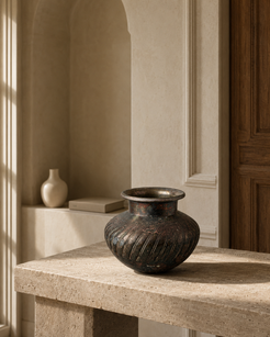 Antique Copper Lota(15X13 CM)
