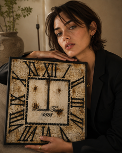 Vintage Finish Clock(Large)