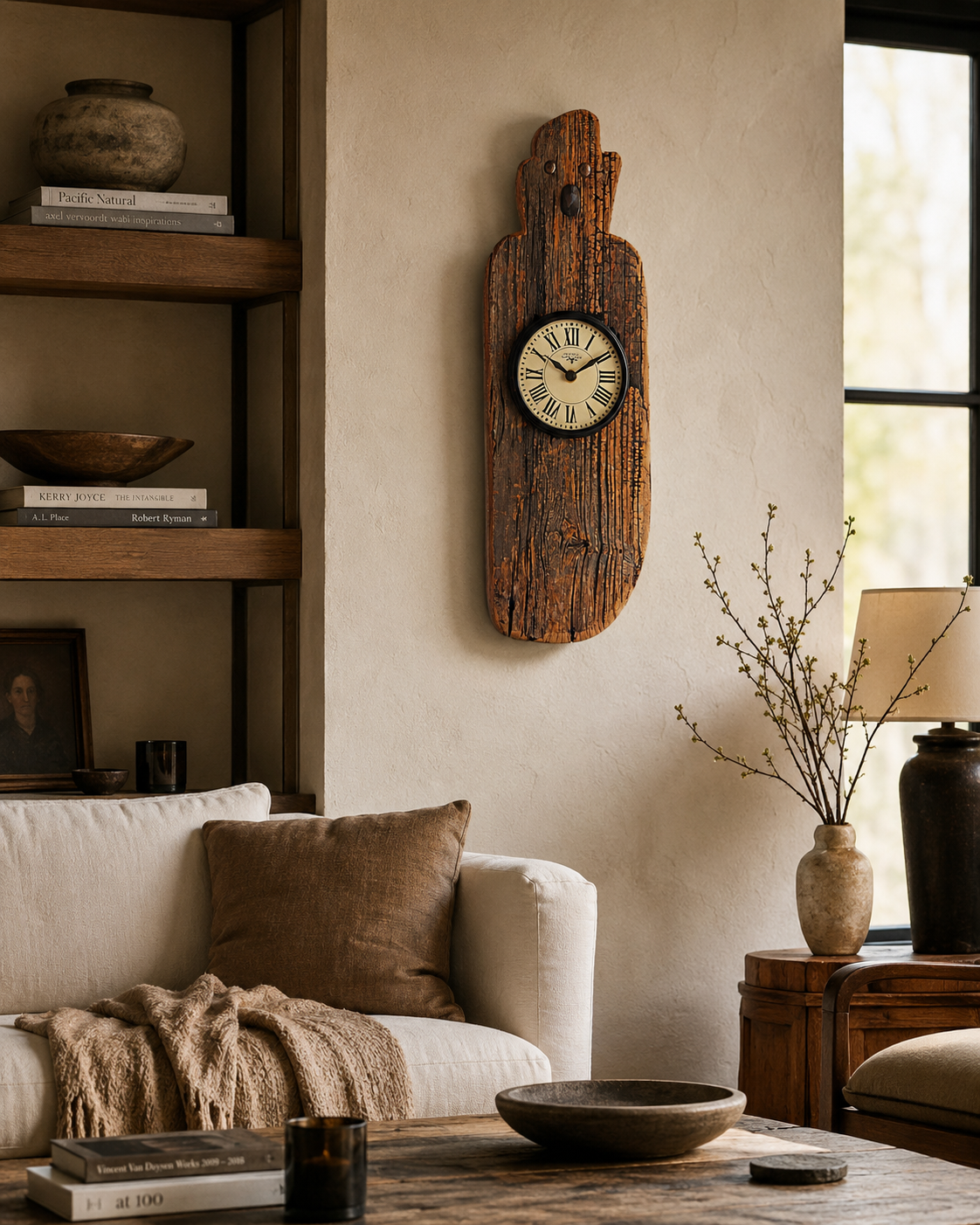 Alien Sleeper Wood Clock
