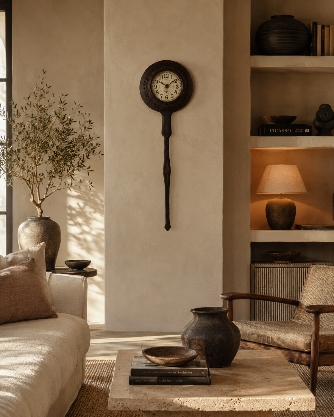 Recycled Iron Spoon Clock