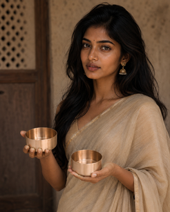 Bronze Bowl Katori Set of 2, 150 ml
