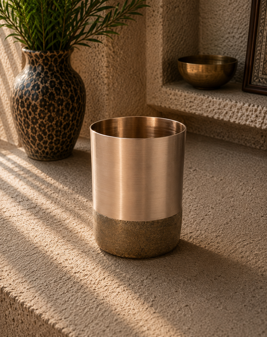 Bronze Tumbler Glass(Large) 400 ML