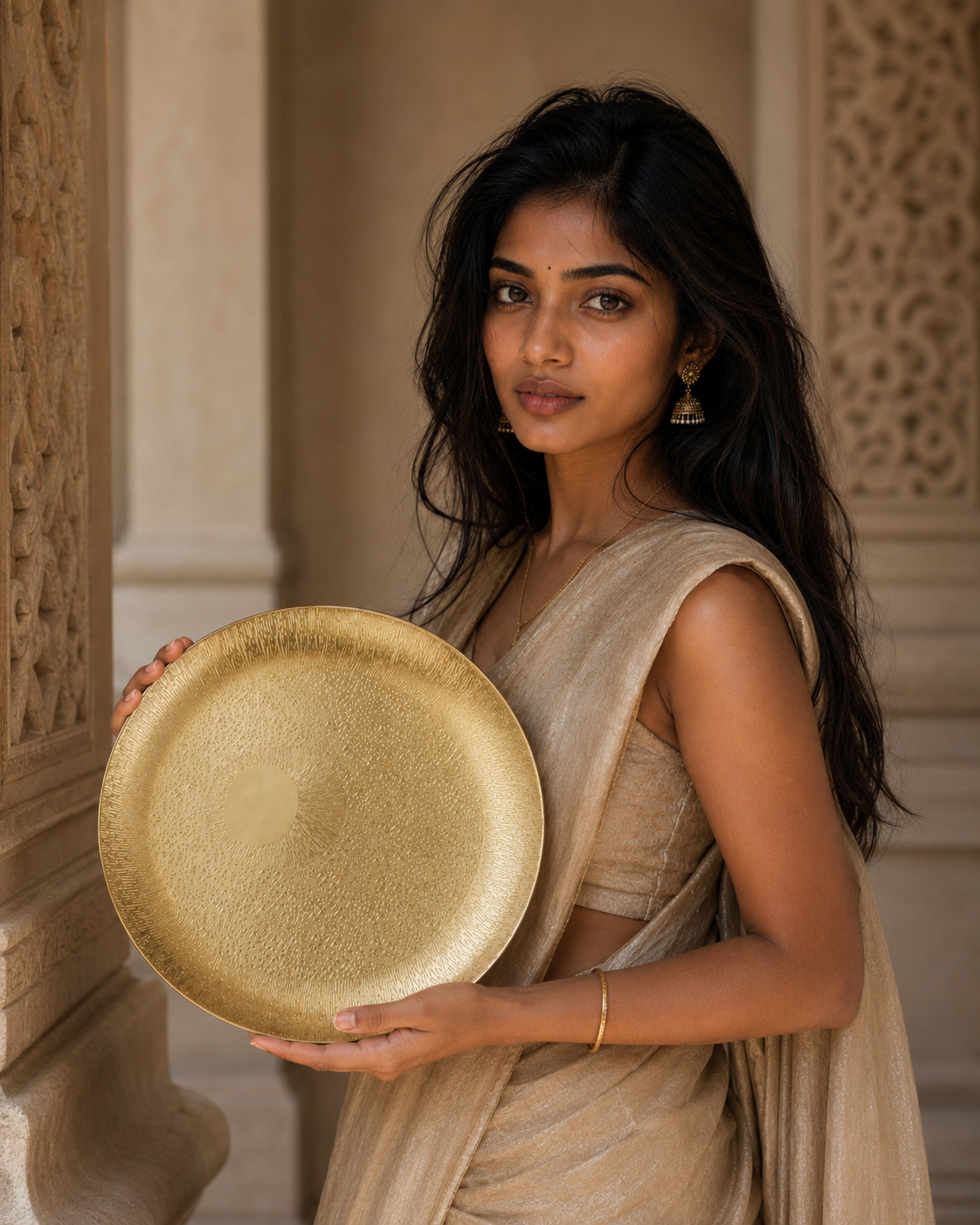 Round Etched Plate