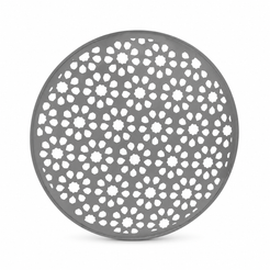 Grey Gold Finish Iron Tray