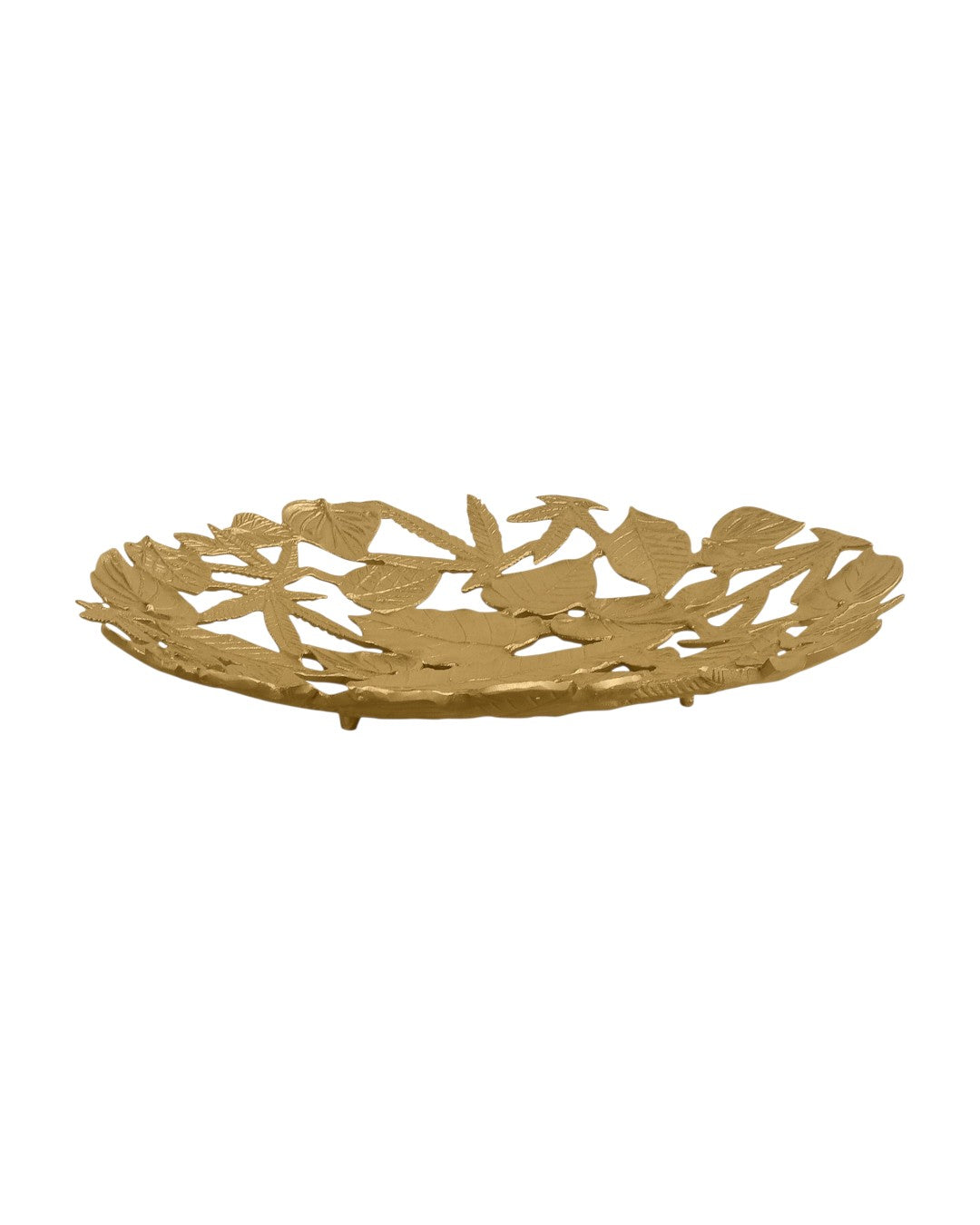 Handcrafted Leaves Centerpiece(Gold) Big Round