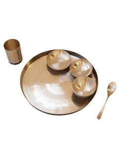 Bronze Dinner Thali Set