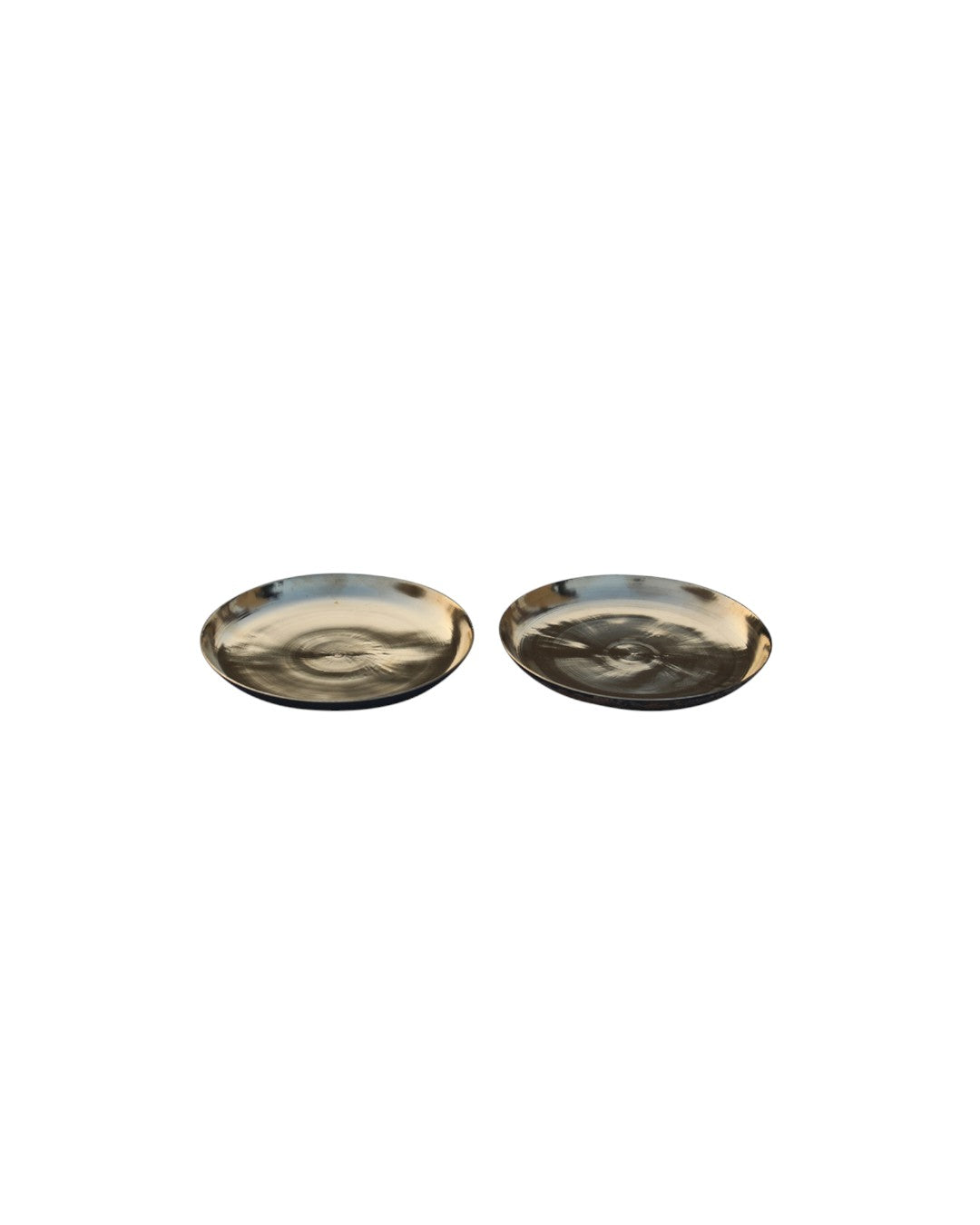 Bronze Compact Platters Set of 2