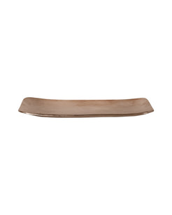 Bronze Long Dessert Plate