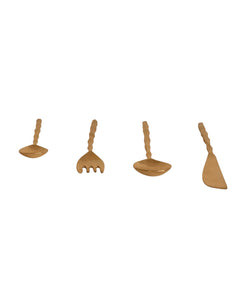 Brass Cutlery 4 Pieces Set