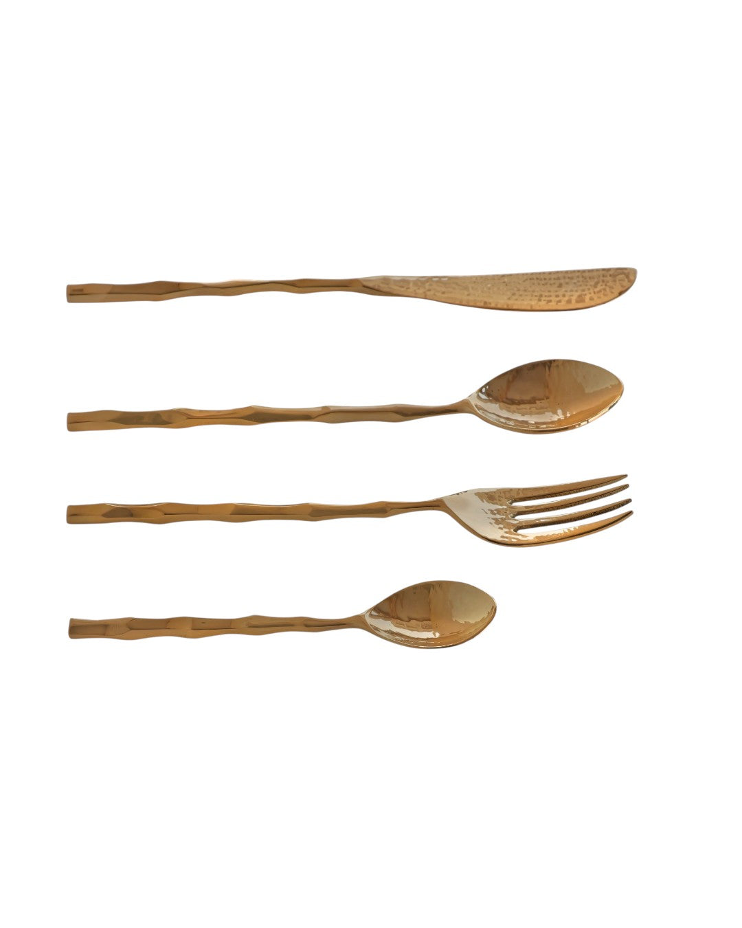 Brass Cutlery 4 Pieces Set