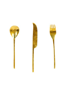 Brass Cutlery 3 Pieces Set