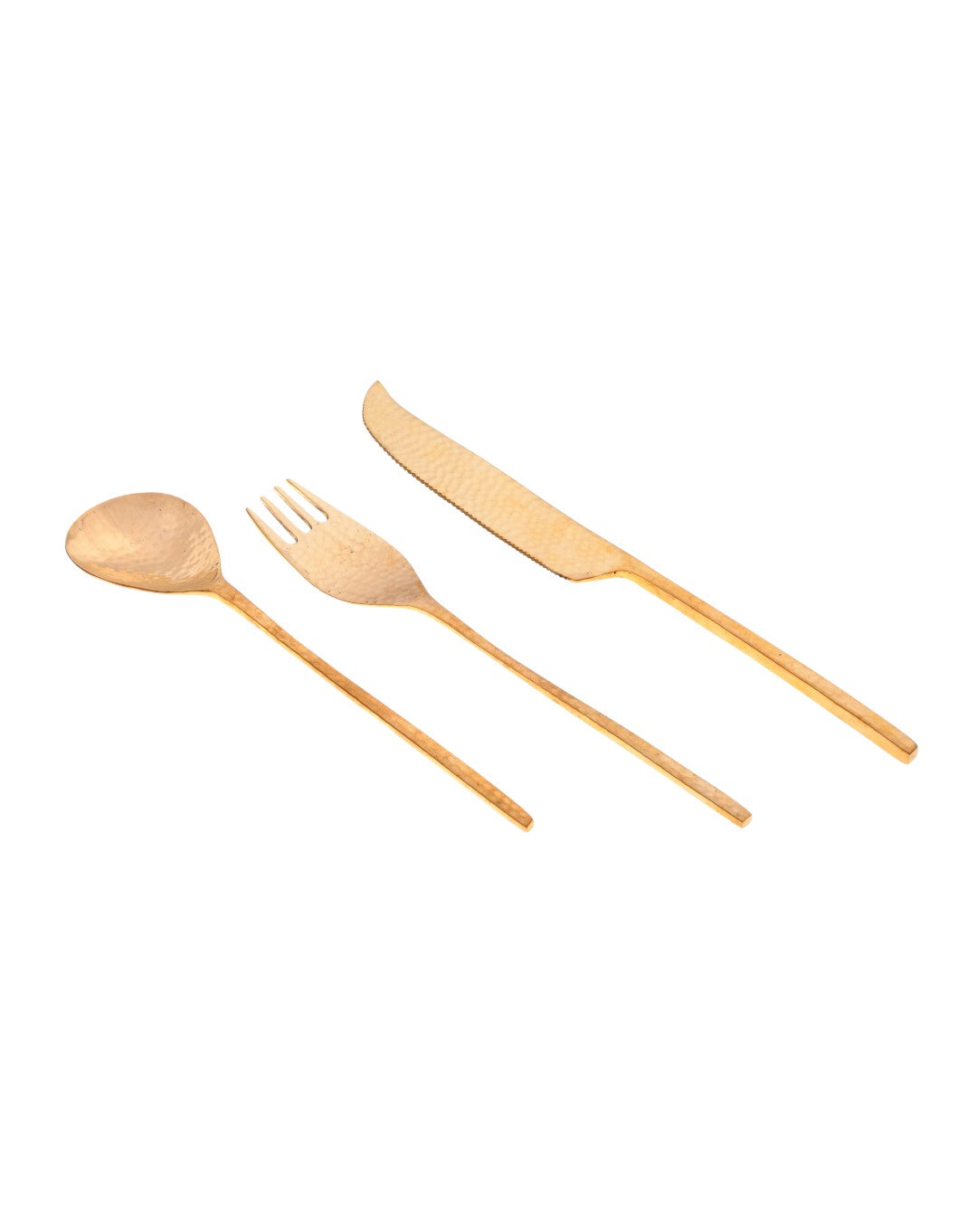 Brass Cutlery 3 Pieces Set