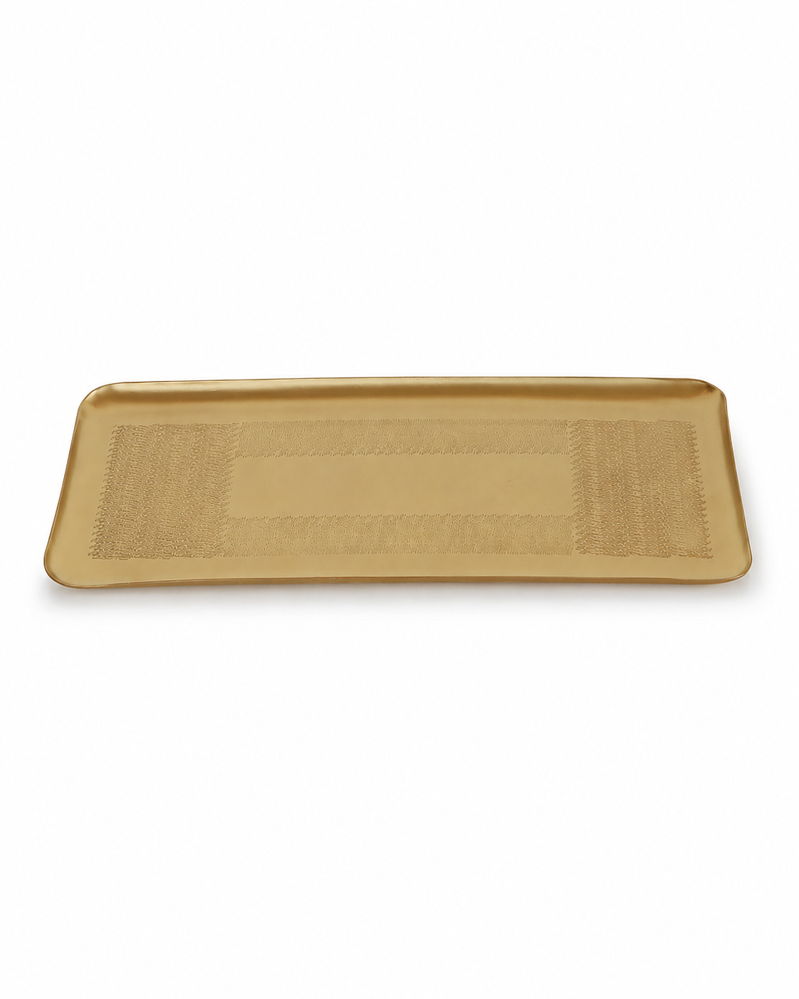 Long Hand Etched Tray