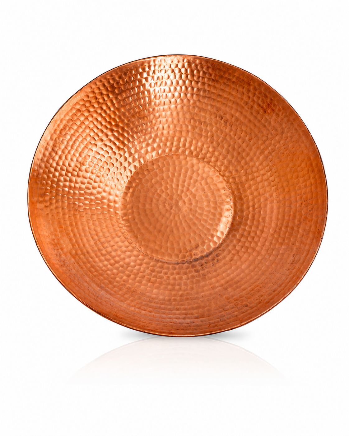 Copper Fruit Platter Round
