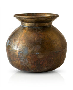 Antique Brass Lota (13x12 cm)