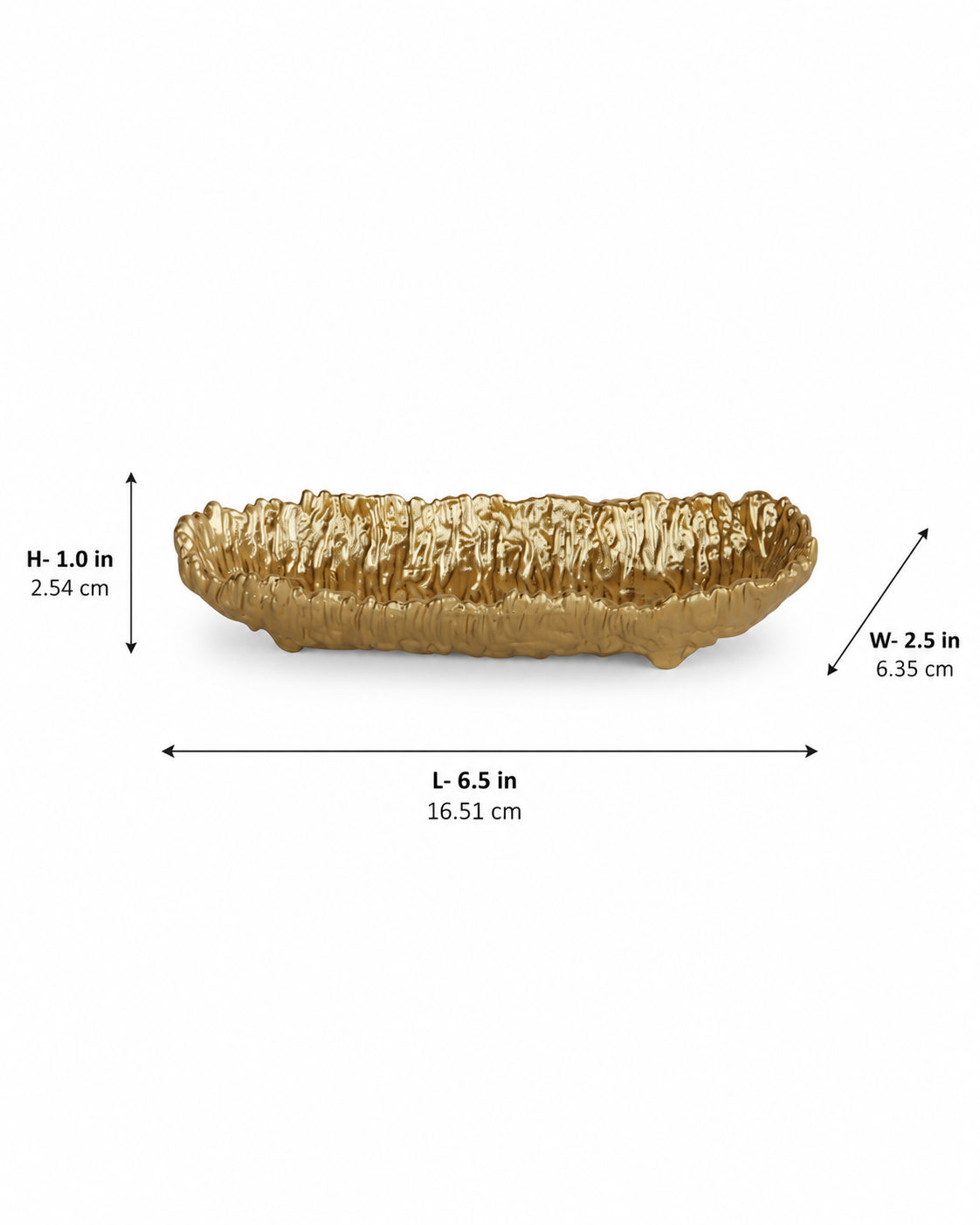Handcrafted Boat Centerpiece (Gold)